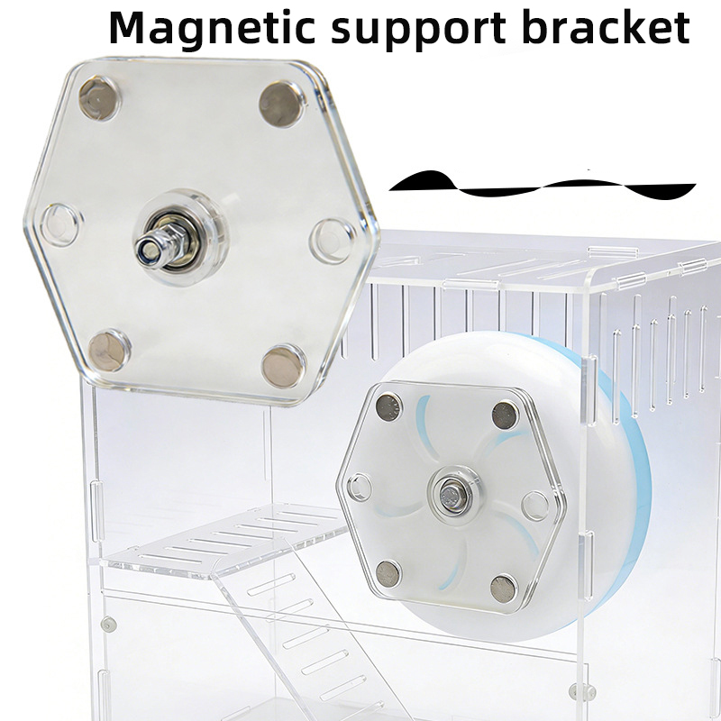 Hamster Cage Wheel - Support magnétique pour roue de course