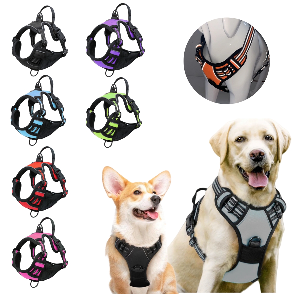 No Pull Dog Harness - Harnais anti-traction pour chien, harnais robuste