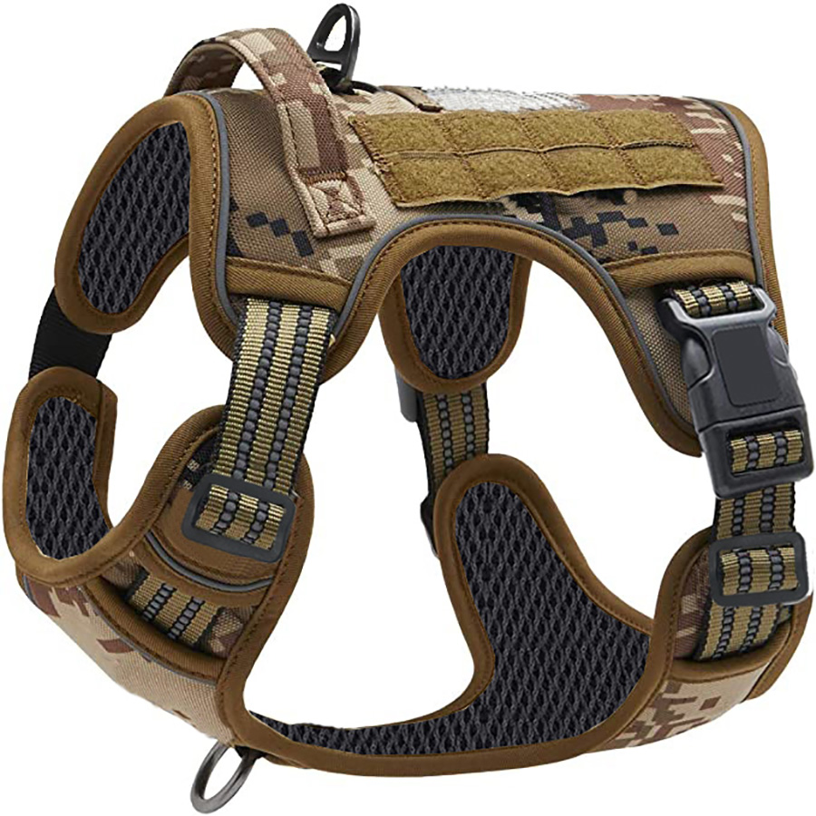 No Pull Dog Harness - Harnais tactique militaire pour chien, sans