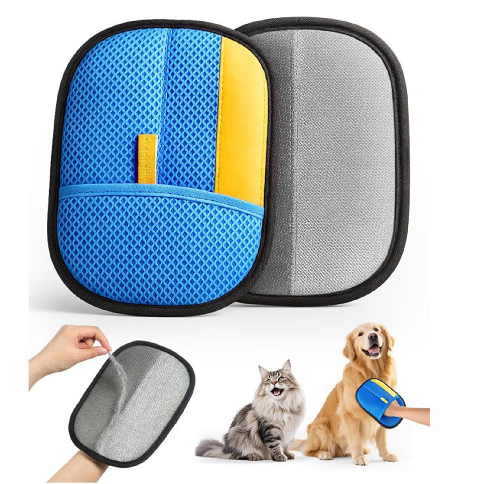 Pet Grooming Glove - Gants électrostatiques anti-poils pour chats et