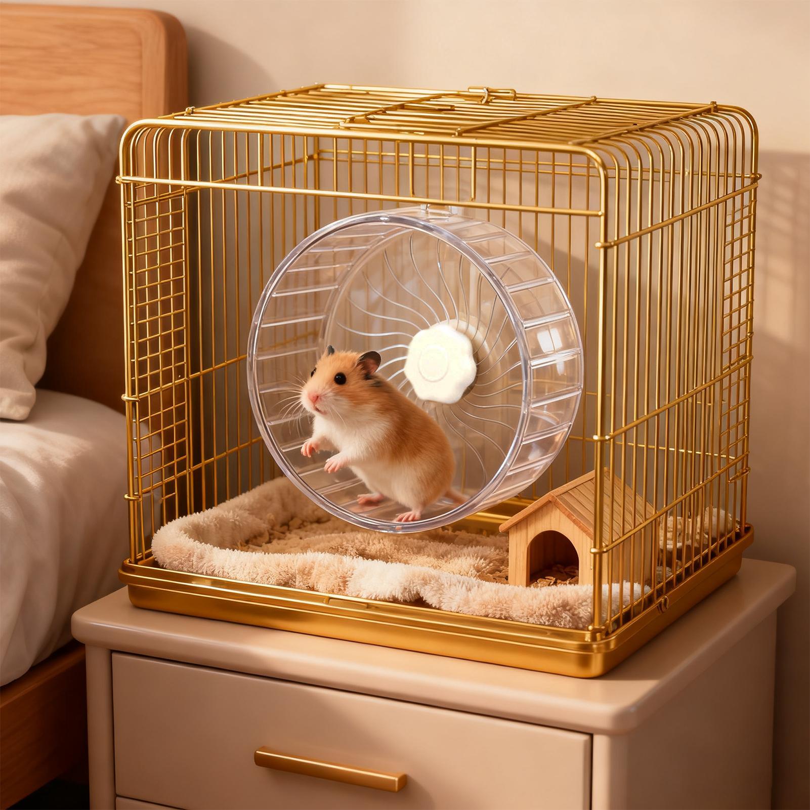 Roue de course transparente él - Hamster Cage Wheel avis et prix