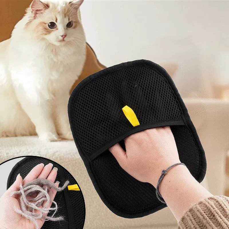 Nouvel outil de retrait des po - Pet Grooming Glove avis et prix