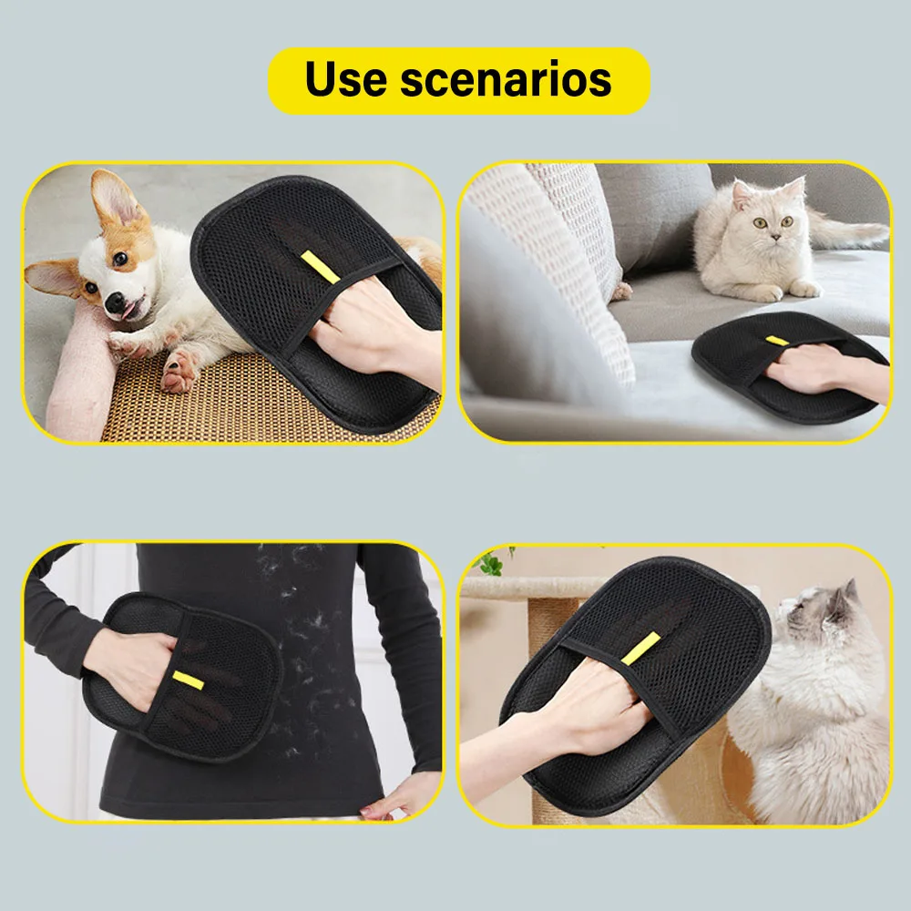 Nouvel outil de retrait des po - Pet Grooming Glove avis et prix