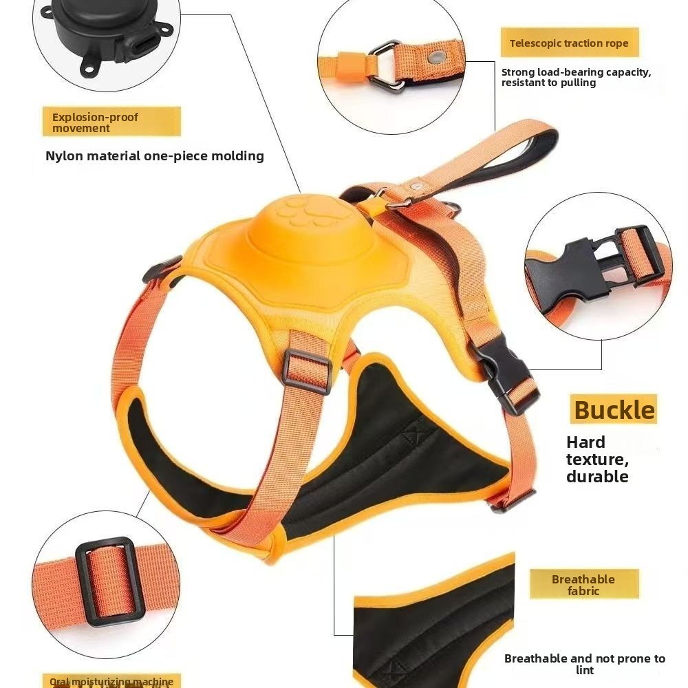 Harnais et laisse rétractable  - No Pull Dog Harness avis et prix