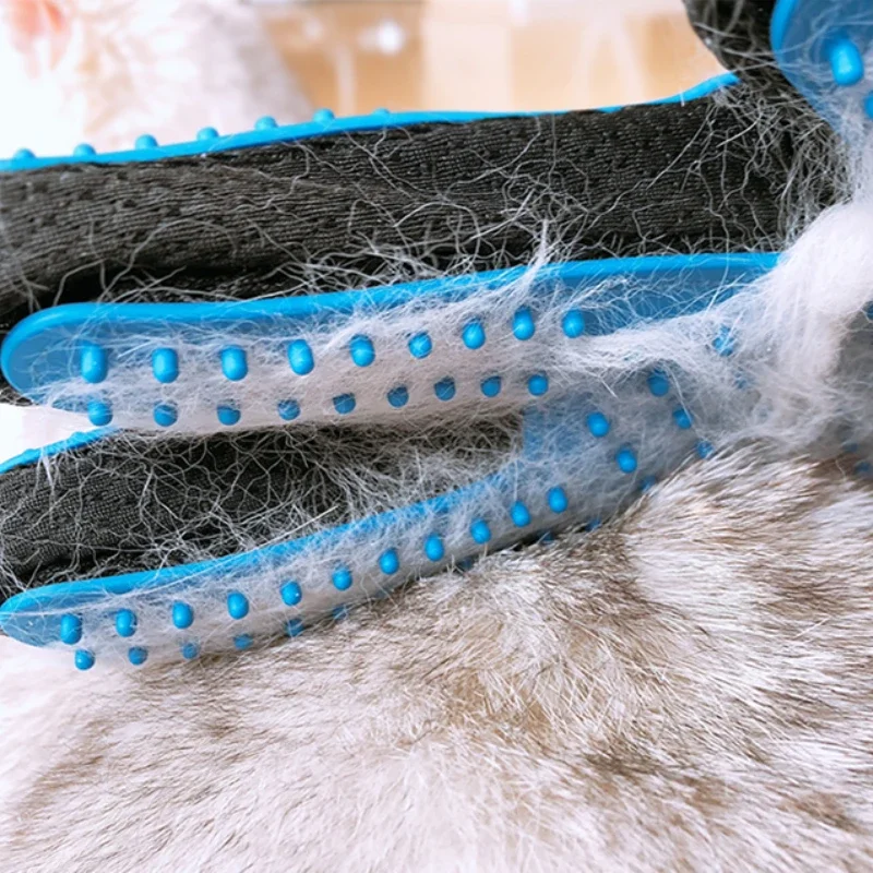 Gants en caoutchouc pour enlev - Pet Grooming Glove avis et prix