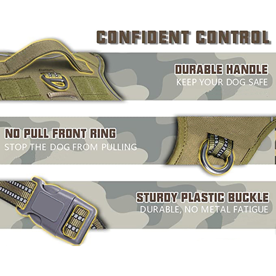 Harnais tactique militaire pou - No Pull Dog Harness avis et prix